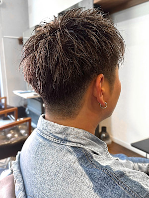 【IRIE 赤坂】アップバングショートハイライト