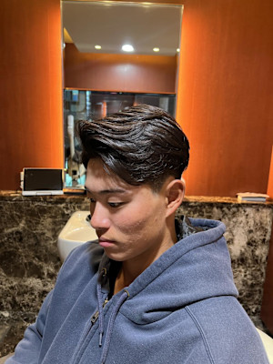 銀座　ナチュラルカールパーマスタイル