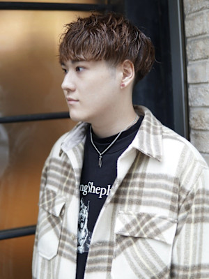 【奥村】ツイストスパイラル×ショートマッシュ［スパイラル］