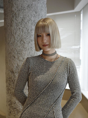 【加藤 青空】 ホワイトベージュカラー