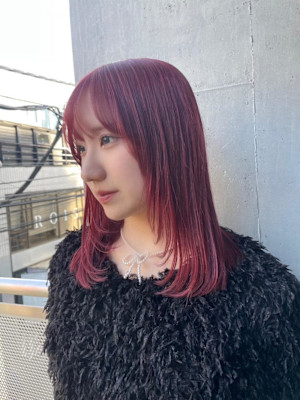 ミルクティーピンク//ハイトーンカラー/グレージュカラー