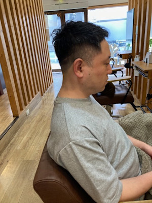 お客様髪質改善データ1274(さっぱりメンズショート)