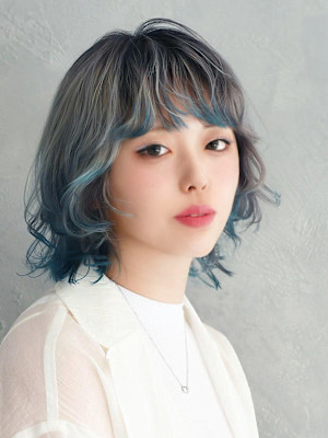 ワンポイント裾カラー