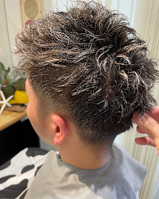 ハイライト×ナチュラルパーマ