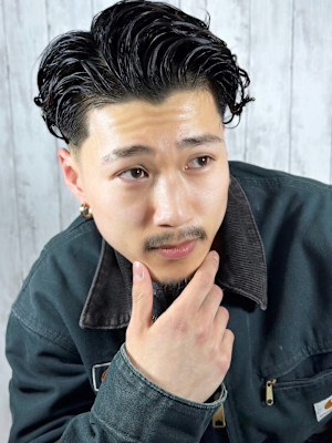 宮城リョータ風メンズパーマ