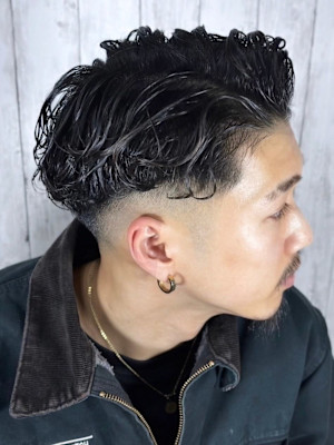 宮城リョータ風メンズパーマ