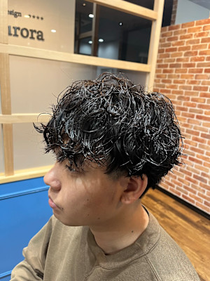 スパイラルパーマ