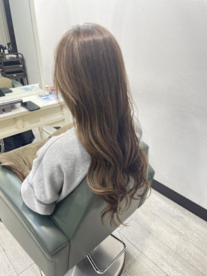 大人かわいい/グレージュハイライト