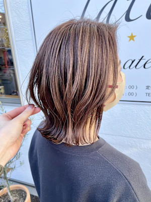 ニュアンスカラー/くびれスタイル/イルミナカラー