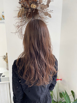 ロング×フォギーベージュ