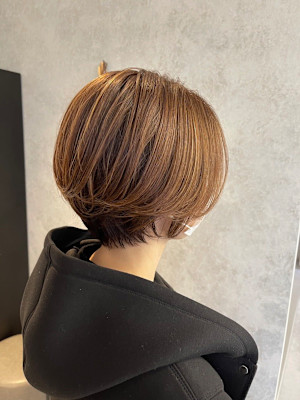 大人女性ショートボブ