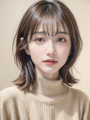 ミディアム/前髪/顔周り/髪質改善