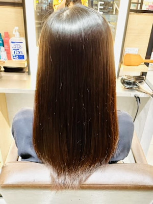 髪質改善ストレート