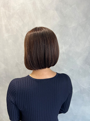 チョコレートブラウンボブ