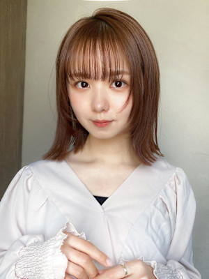 美髪/髪質改善/韓国/切りっぱなしボブ/フェイスレイヤー