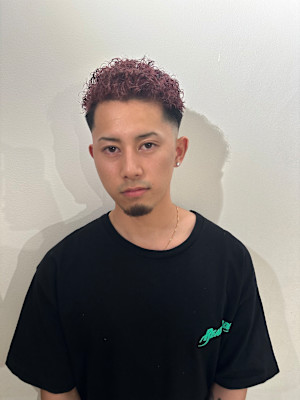 スキンフェードパーマ