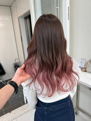 髪質改善/インナーカラー/ショート/前髪カット/ブリーチ/中