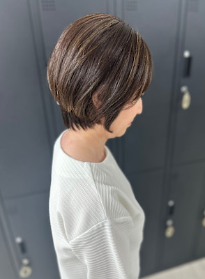 白髪ぼかしハイライト