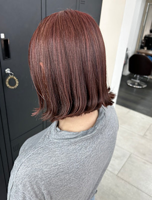 白髪ぼかしカラー＜ブリーチ履歴あり＞