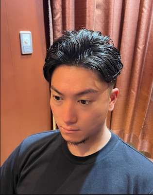 銀座　理容室　個室　イメチェン　ツーブロック