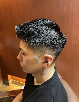 銀座　理容室　スキンフェード