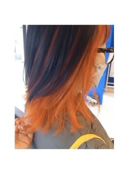 ツートン×オレンジ