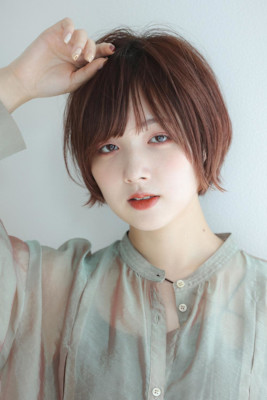 BERRY韓国風小顔ヘアシアーカラー美髪タンバルモリアッシュ