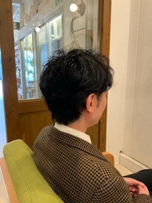 ショート×ふんわりパーマ