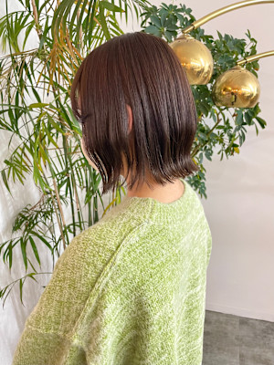 切りっぱなしボブ