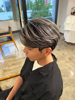 メンズバレイヤージュハイライト