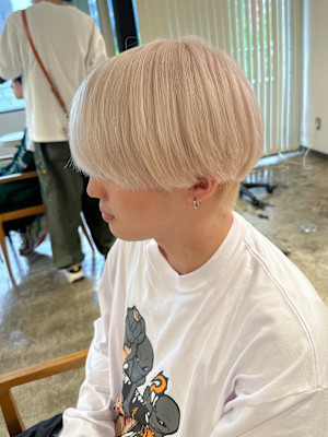 メンズホワイトベージュ