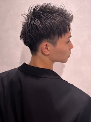 アップバングショート　スパイキーショート