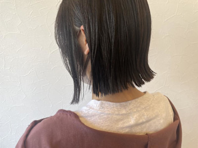 大人可愛い/ぱっつんボブ/ストレート