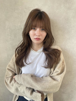 miu&清水大誠　韓国ヘア　レイヤーカット