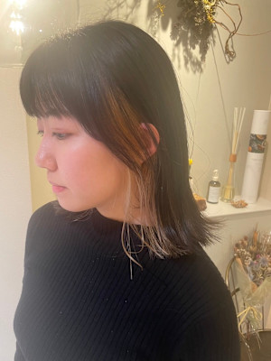 インナーカラー＊ベージュ