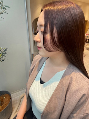 流れる＊前髪縮毛矯正