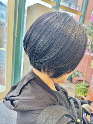 ナチュラルショートボブ/Ju