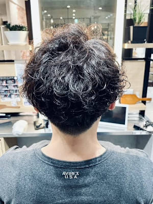 メンズスパイラルパーマ