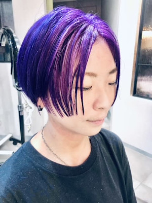 デザインカラーグラデーションボブ