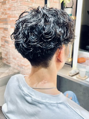 メンズスパイラルパーマ