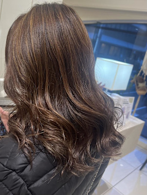 ハイライト×デジタルパーマ