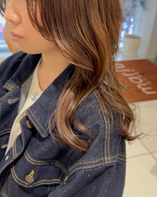 顔まわりカットパーマ