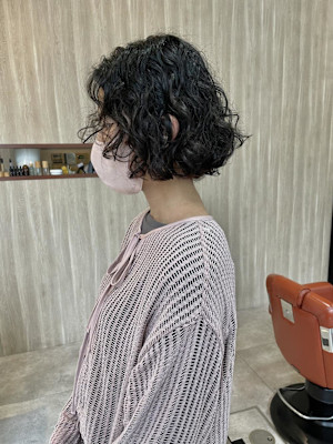 ナチュラルカーリー×ボブ/佐藤杏丸