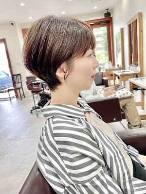 大人ショート/ひし形ショート/ヘルシースタイル/20代30代