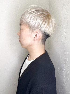 【Reir_下北沢】*メンズハイトーン＋ツーブロック*