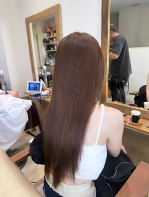 姫カットカールセミディシアーカラー