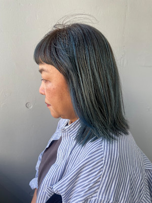 〈江戸 桃海〉ハイライト/髪質改善/デザインカラー/白髪染め