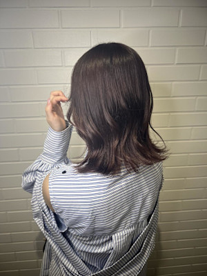 ピンクブラウンカラー