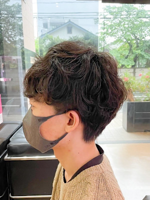 ダークアッシュ/アッシュブラック/カルマパーマ