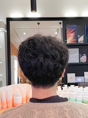 ダークアッシュ/アッシュブラック/カルマパーマ